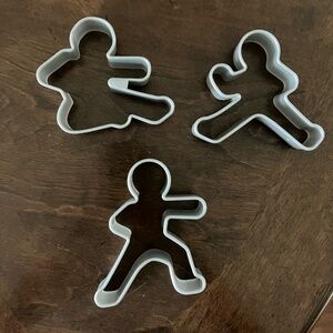 Ninja Gingerbread Men Molds/Cookie Cutters